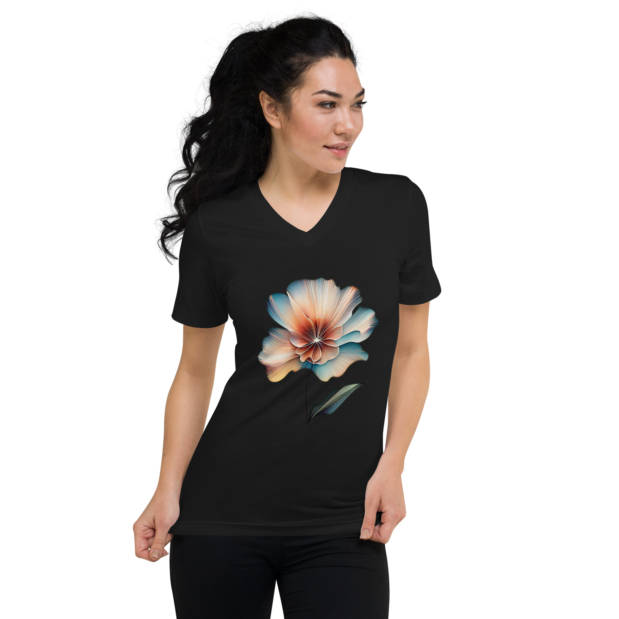 Unisex Short Sleeve V-Neck T-Shirt | Bella + Canvas 3005