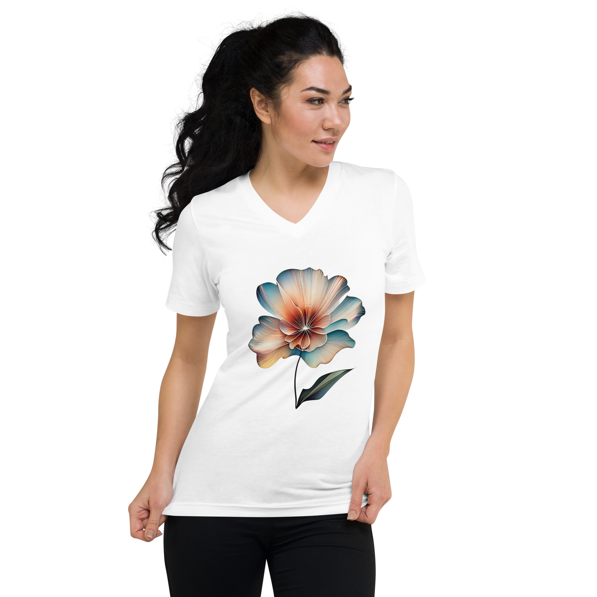 Unisex Short Sleeve V-Neck T-Shirt | Bella + Canvas 3005