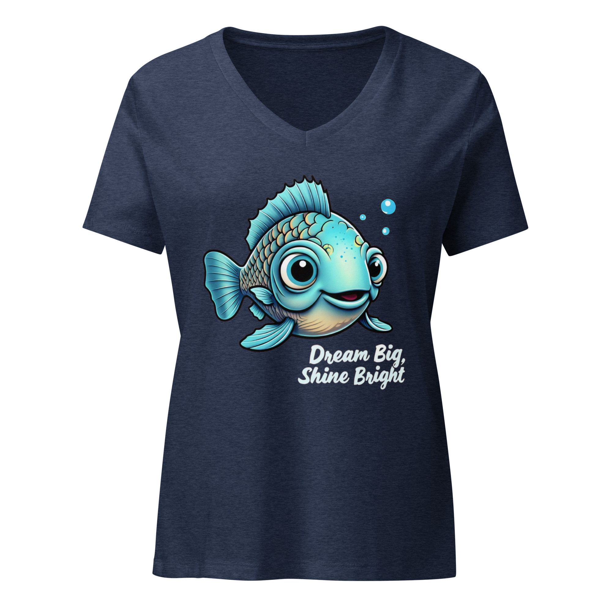 Women's Relaxed V-Neck T-Shirt | Bella Canvas 6405CVC