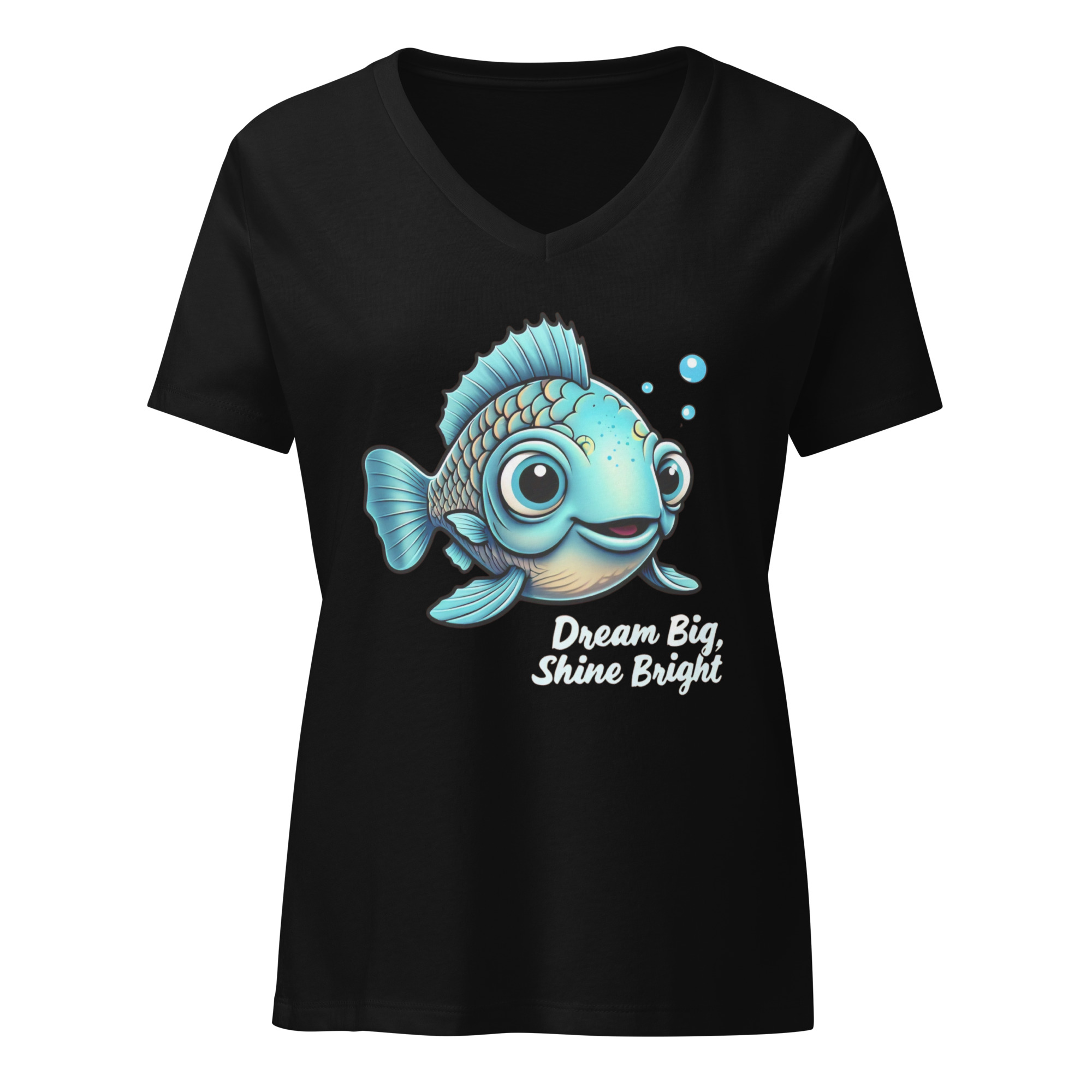 Women's Relaxed V-Neck T-Shirt | Bella Canvas 6405CVC